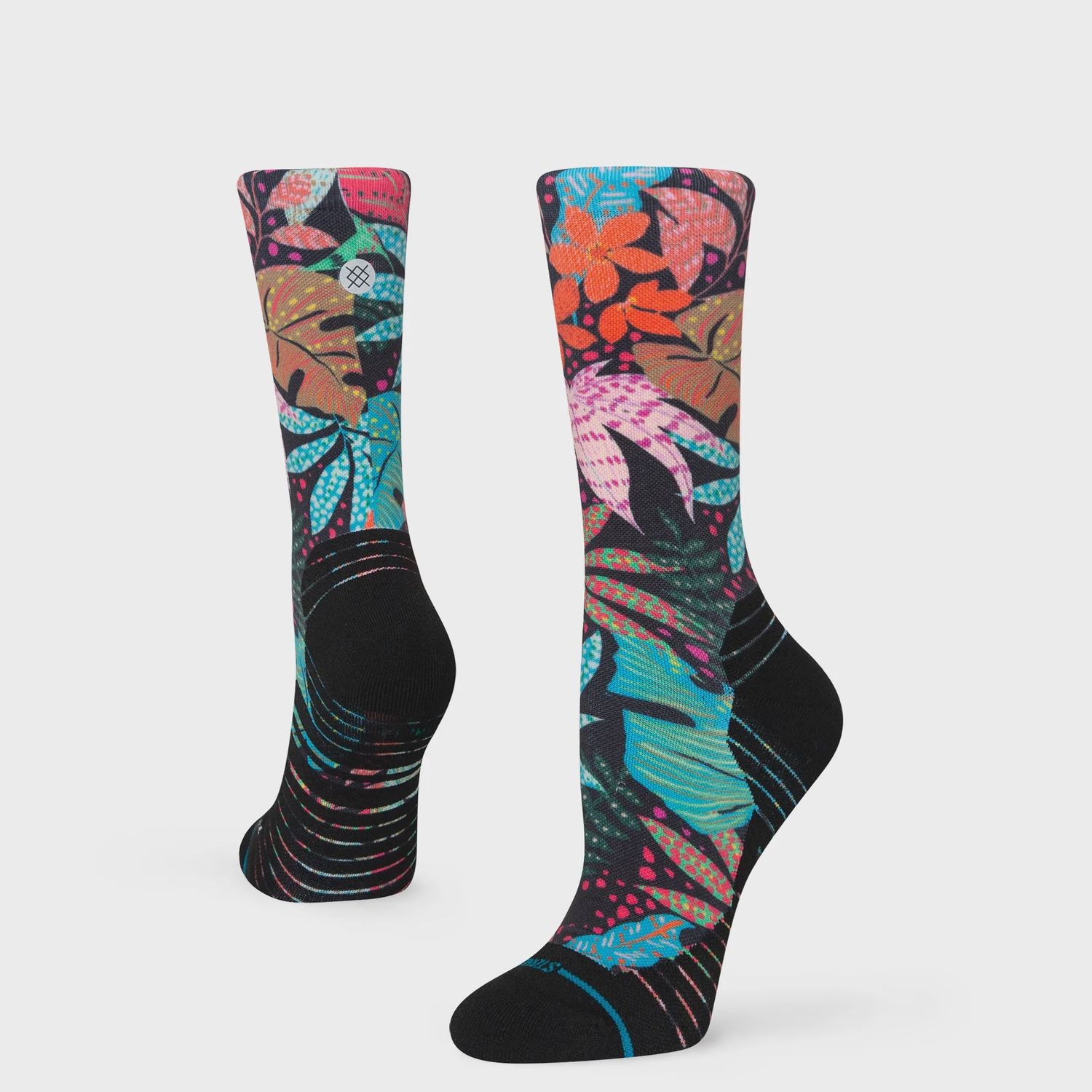 Stance Trippy Trop Crew Socks_155207, Color: Multi, Size: S