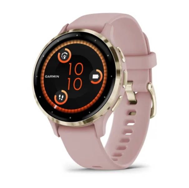 Venu 3S, GPS, WiFi, Ivory_160012, Color: Soft Gold, Size: O/S