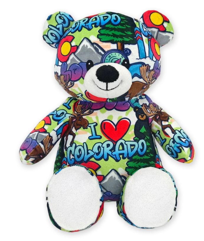 10&quot; Colorado Graffiti - Eco Ted 159173, Color: Multi, Size: 10&quot;