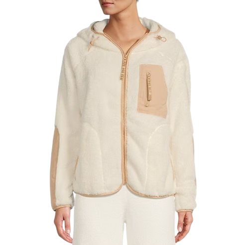 Women&#39;s Ruthie Uggfluff Zip Hoodie_163003, Color: Nimbus / Driftwood, Size: S