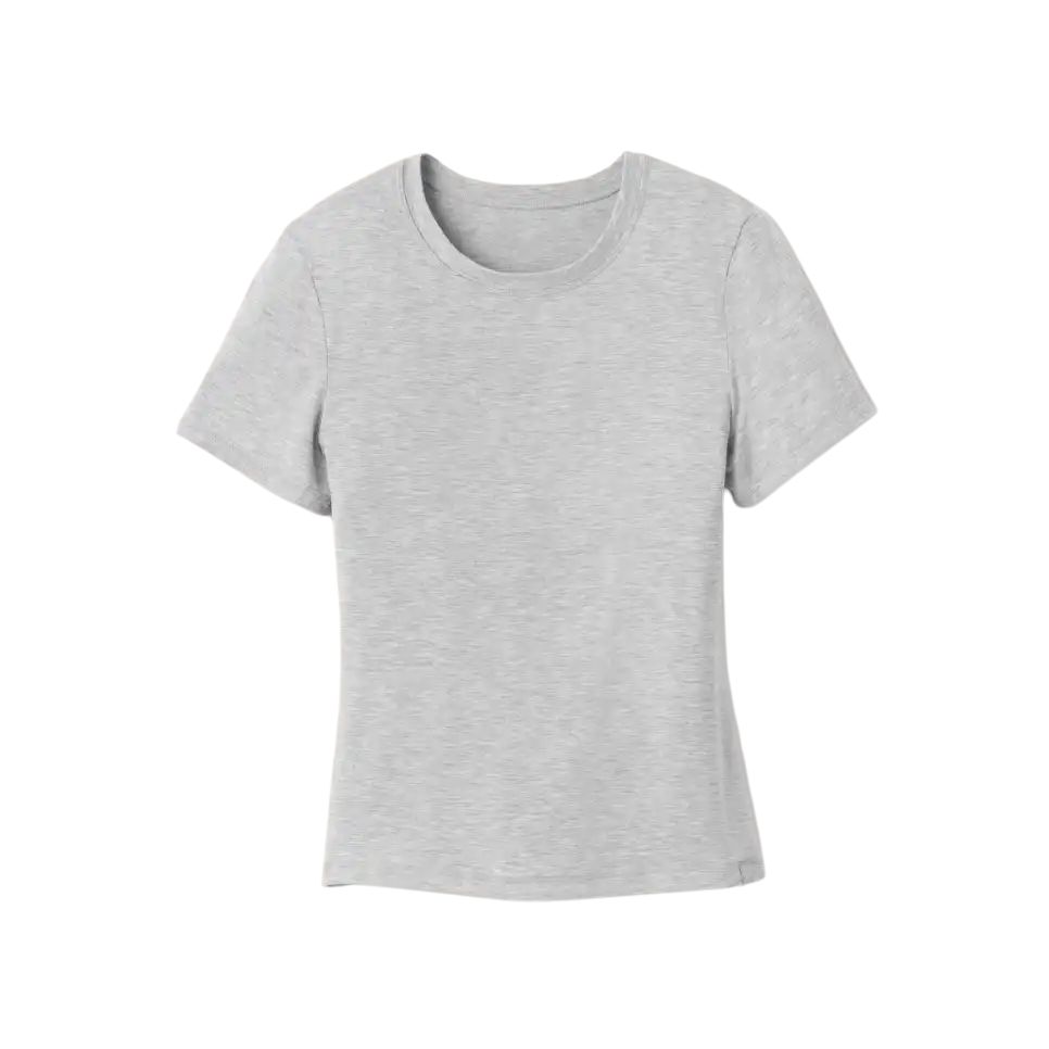 Women&#39;s Miriam Baby Tee_155066, Color: Grey Heather, Size: XL
