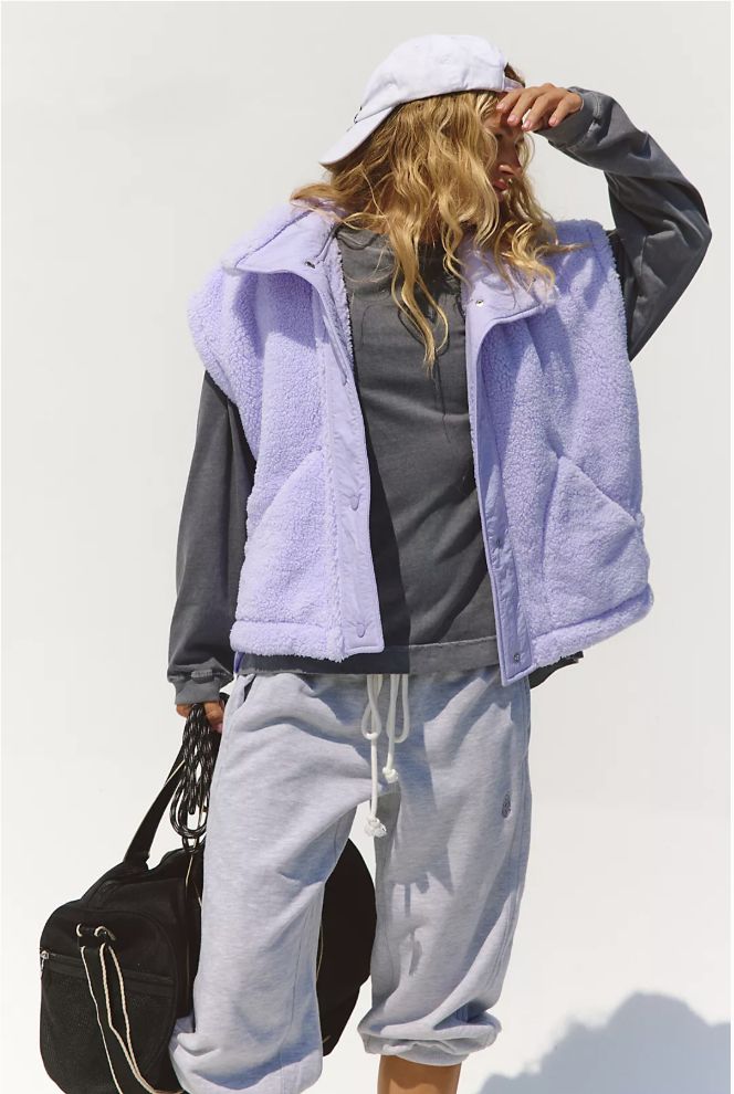 Scout It Out Fleece Vest, Iris, Color: Iris, Size: XS