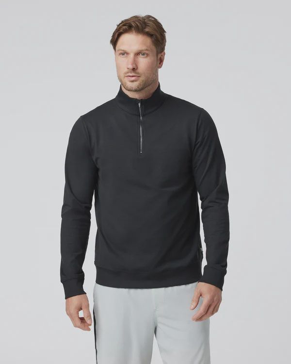 Coronado 1/2 Zip, Black Heather, Size: M