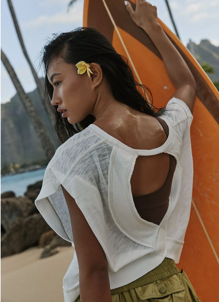 My Time Tee, White, Color: White, Size: XS
