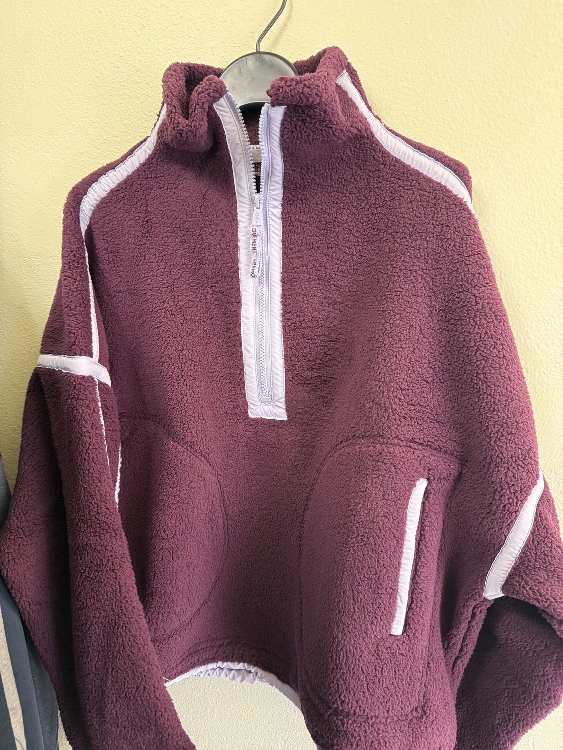 Mountain High Half Zip Fleece, Black Cherry Combo, Color: Black Cherry Combo, Size: S