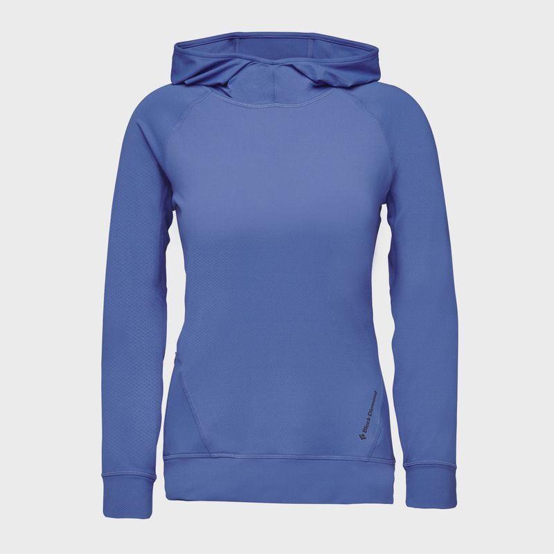 Women's Alpenglow Hoody, Clean Blue