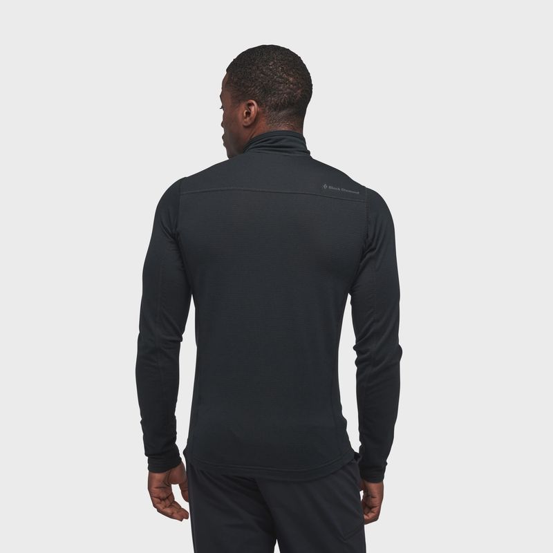 Men's Coefficient LT QZ Pullover, Black