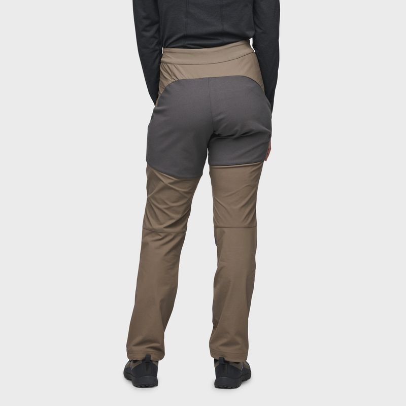Women's Alpine Hybrid Pants, Walnut-Anthracite