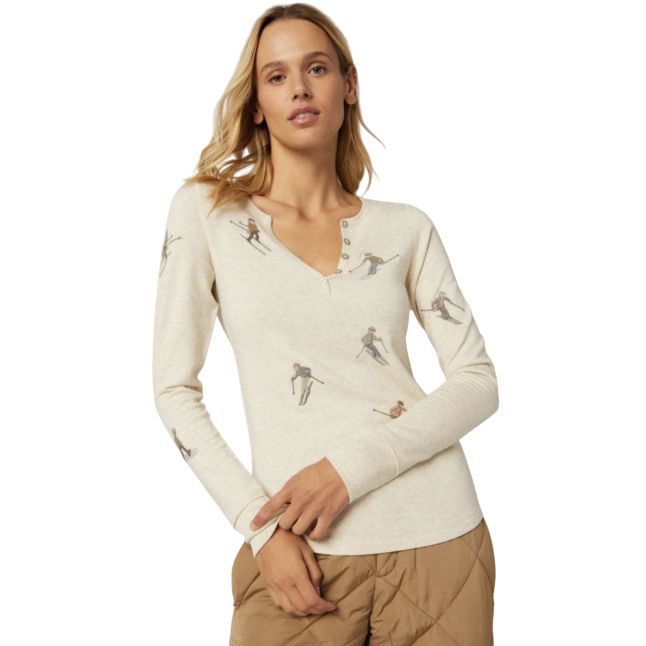 Slope II Henley | Heather Ivory 10813