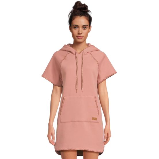 Women Classic Hoodie Dress Pink Dawn 164840, Color: Pink Dawn, Size: XS