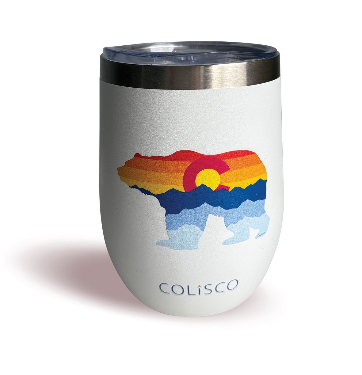 Bear Colorado Insulated 10oz Wine Tumbler, Design: Bear Colorado