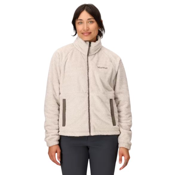 Marmot Women&#39;s Homestead Fleece Jacket, Color: Birch Bark, Size: M