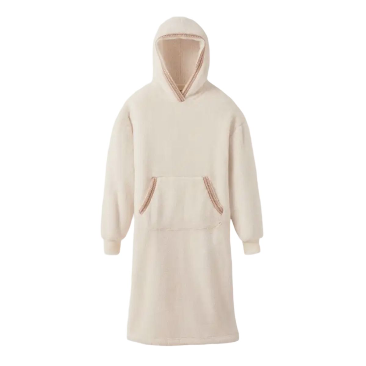 All Gender Uggfluff Oversized Hoodie, Cream 164343, Color: Cream, Size: L/XL