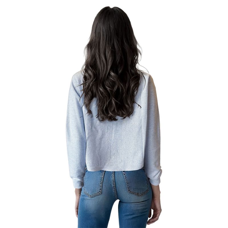 Colisco's 100% Pure Cashmere V Neck Sweater, Light Blue