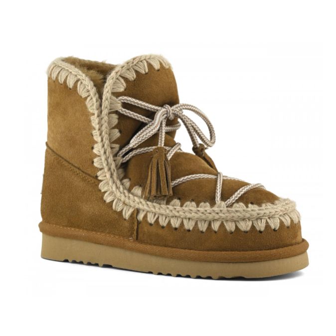 Eskimo 18 Scoubidou Lace, Cognac Suede