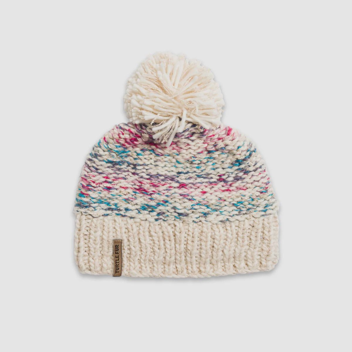 Firefly Pom Knit Beanie, Natural, Color: Natural, Size: O/S