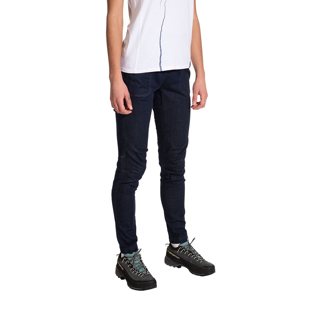 La Sportiva Miracle Women’s Jeans, Color: Jeans/Deep Sea, Size: XS