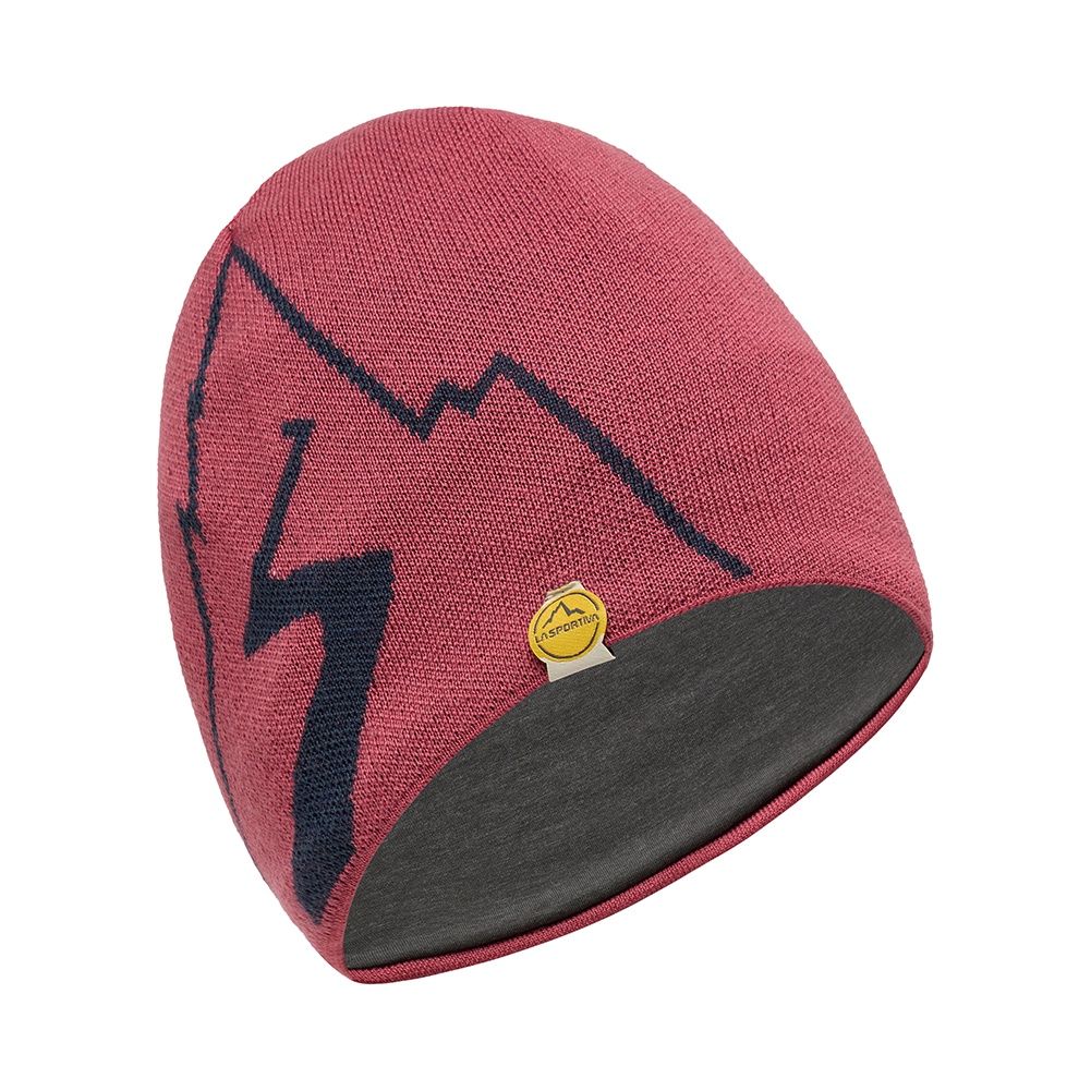 Woolly Beanie, Color: Rosebay/Night Sky, Size: S