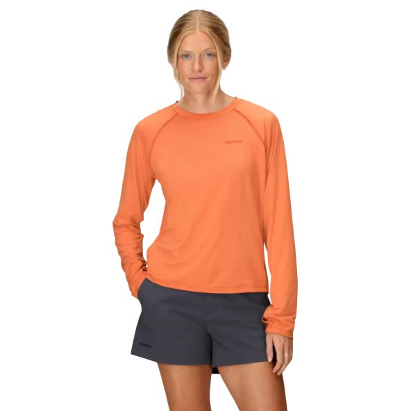 Marmot Women&#39;s Windridge Long-Sleeve Shirt 14274, Color: Pomelo, Size: XS