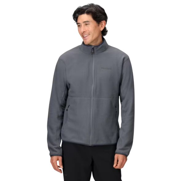 Marmot Men&#39;s Rocklin Full-Zip Fleece Jacket 14219, Color: Steel Onyx, Size: M
