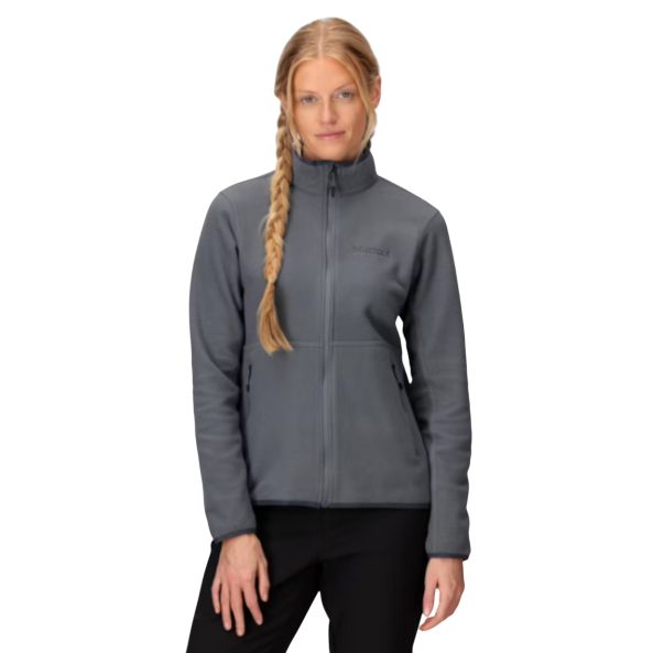 Marmot Women&#39;s Rocklin Full-Zip Fleece Jacket 14196, Color: Steel Onyx, Size: L