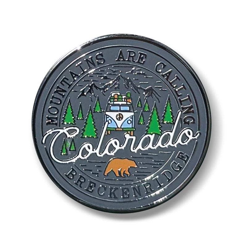 Colisco Breckenridge Colorado Lapel Pin – Enamel Travel Souvenir Pin