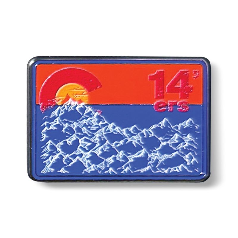 Colisco Colorado 14ers Lapel Pin – Enamel Mountain Souvenir Pin