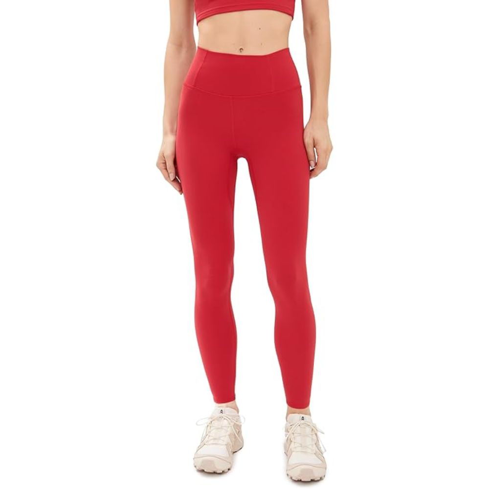 Never Better 7/8 Length Legging top 165875, Color: DK Red, Size: XS