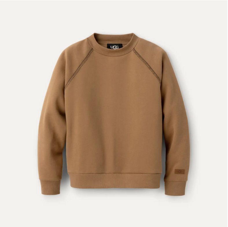 Women&#39;s Classic Crewneck, Chesnut, Color: Chestnut, Size: XS