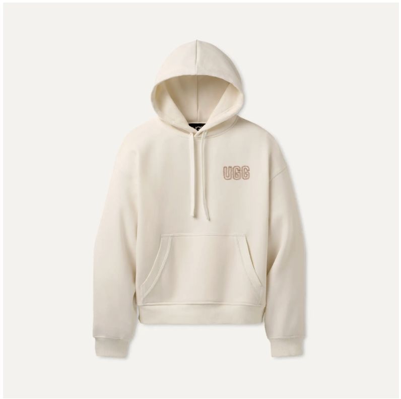 Women&#39;s UGG Logo Hoodie, Nimbus, Color: Nimbus, Size: XS