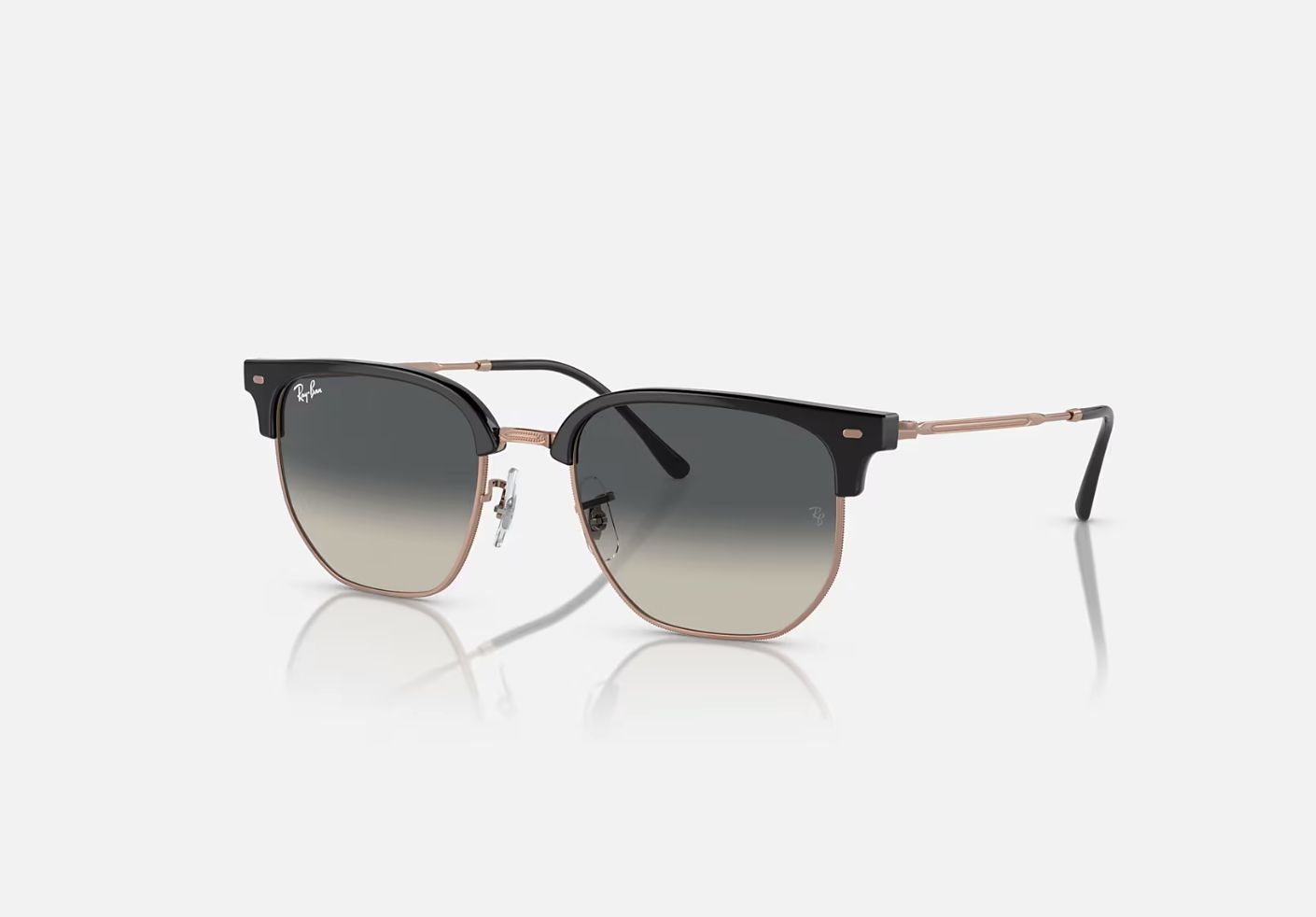 New Clubmaster Dar Grey, on Rose Gold W/Grey Grad