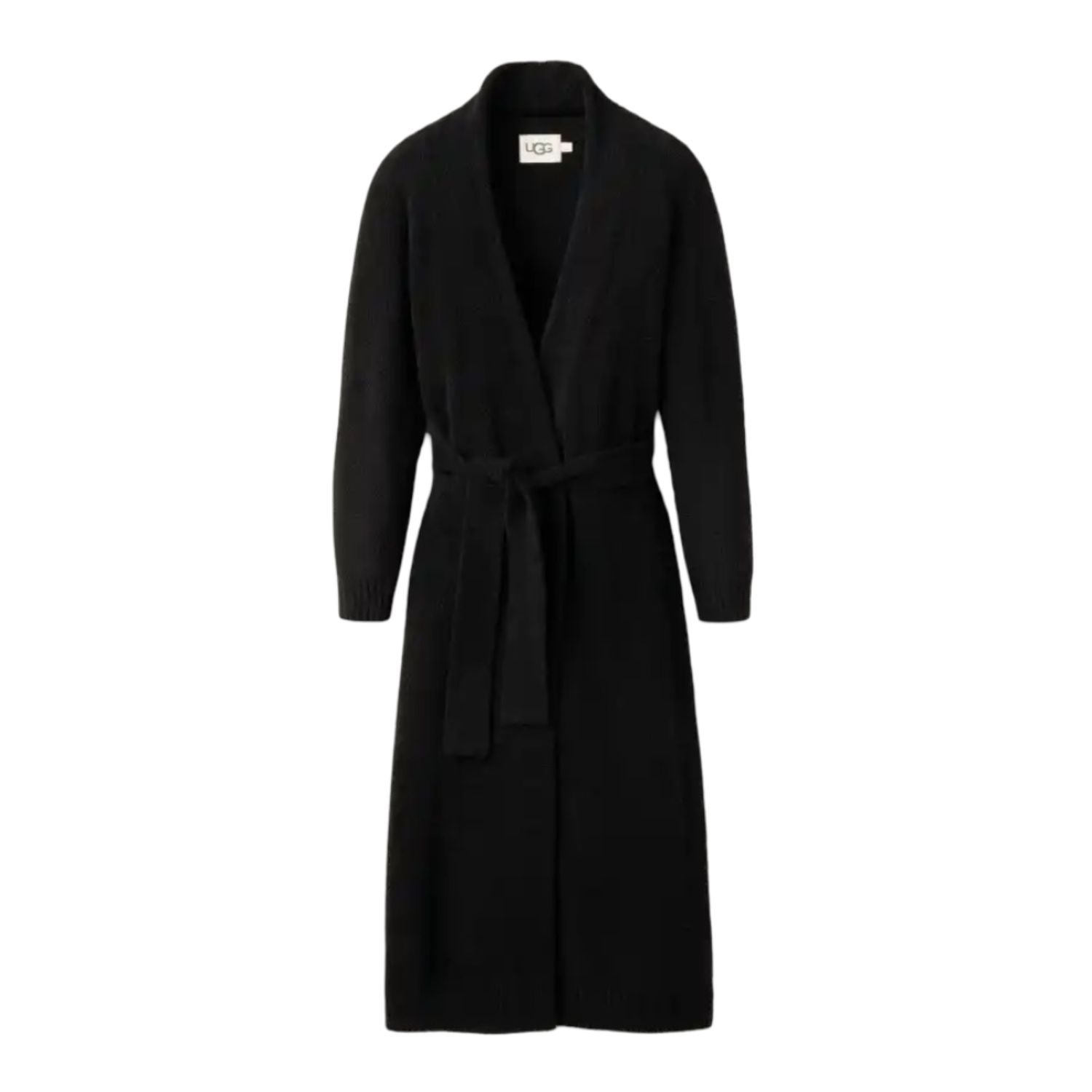 UGG Women&#39;s Lenny Robe II, Black, Color: Black, Size: S