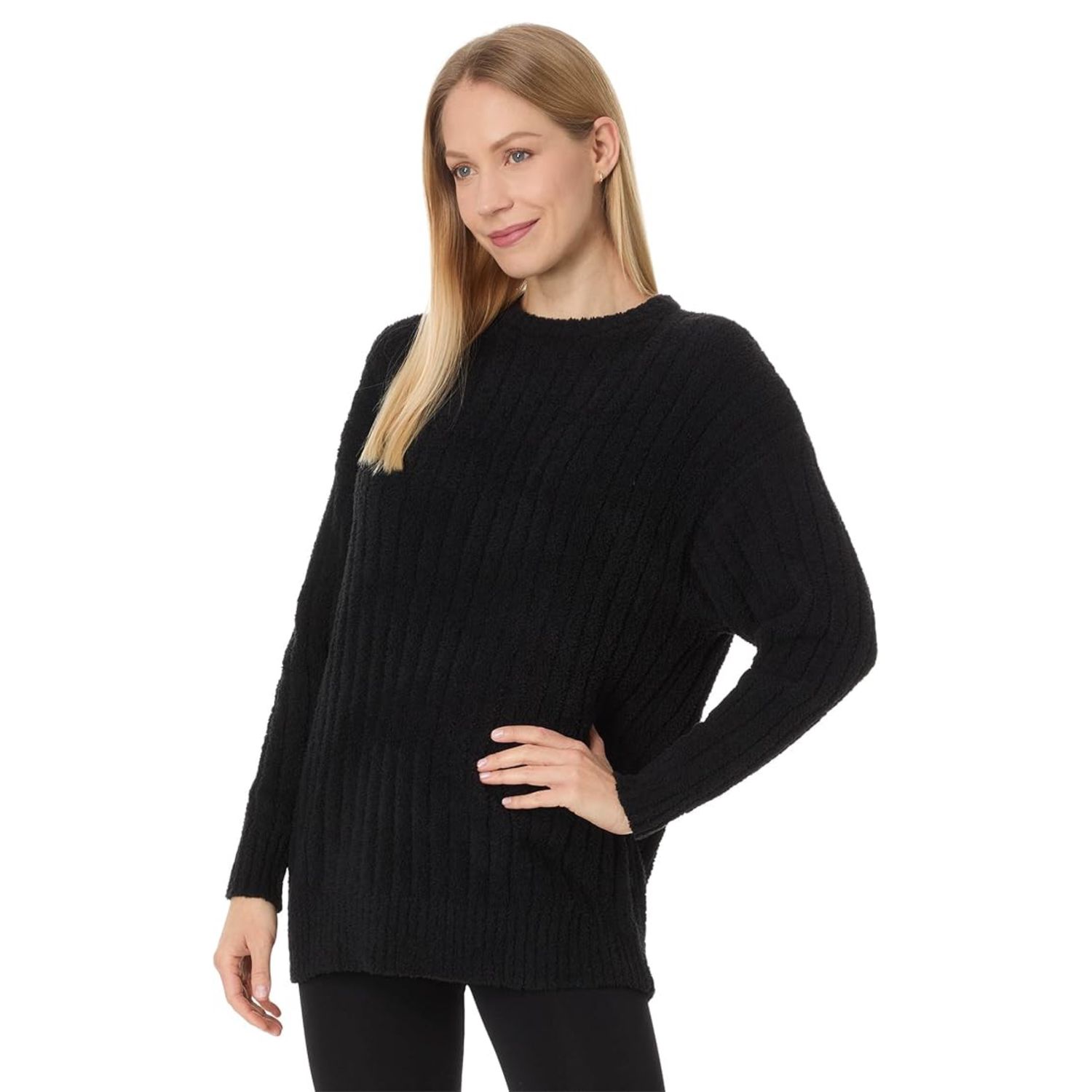 UGG Women&#39;s Riz Top Rib, Black, Color: Black, Size: XS
