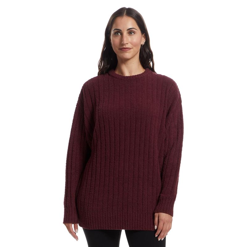 UGG Women&#39;s Riz Top Rib Shirt, Wild Grape