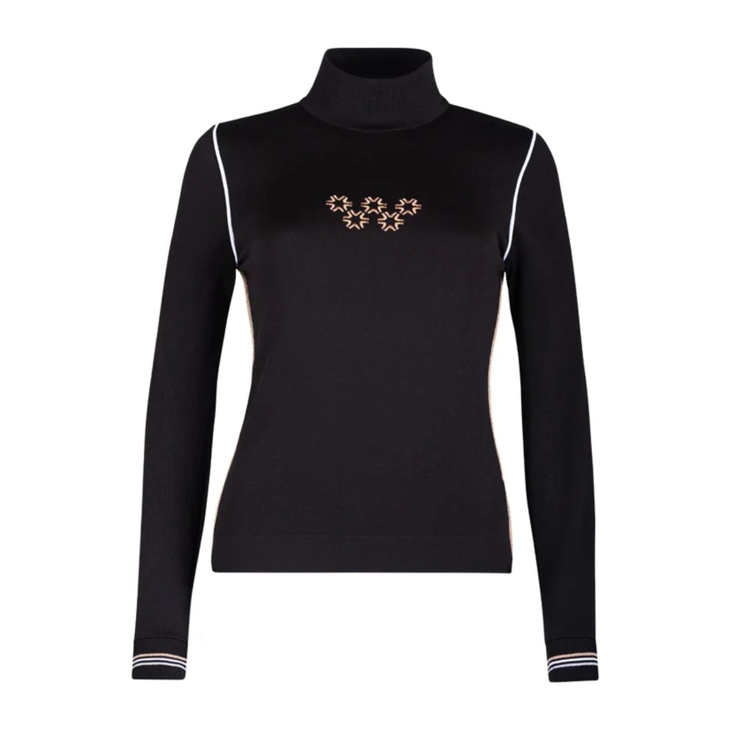 Newland Sunny Side Lady Turtleneck Sweater, Color: Black, Size: XS