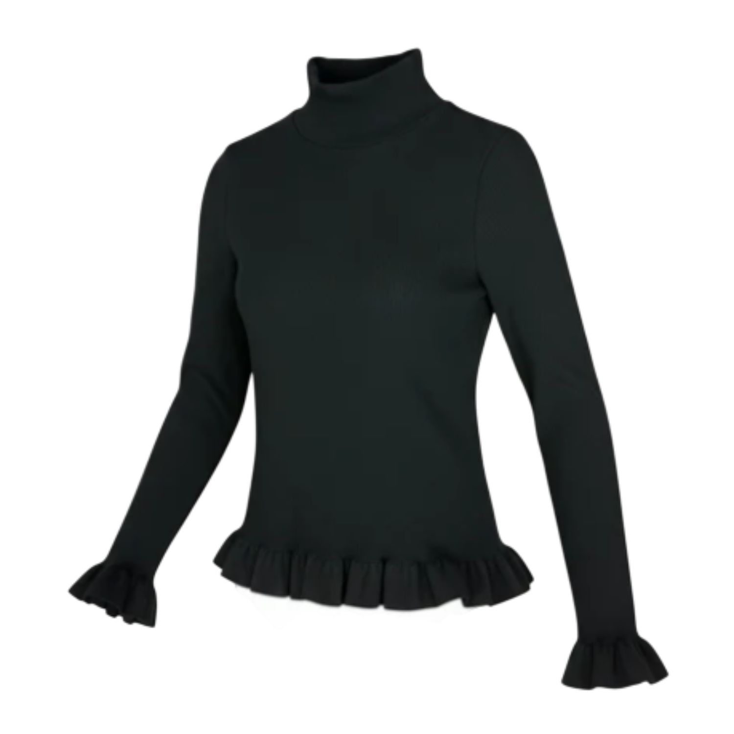 Newland Pyeongchang Lady Turtleneck Sweater, Color: Black, Size: XS