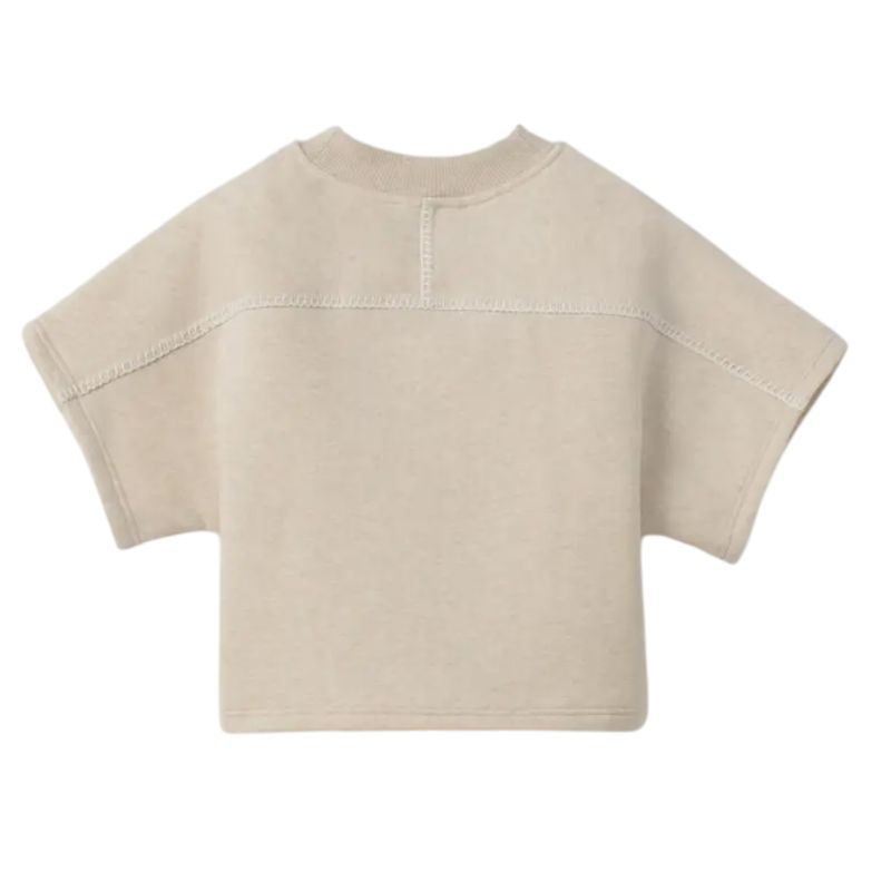 Women's Classic Short Sleeve Crewneck, Sand Heather