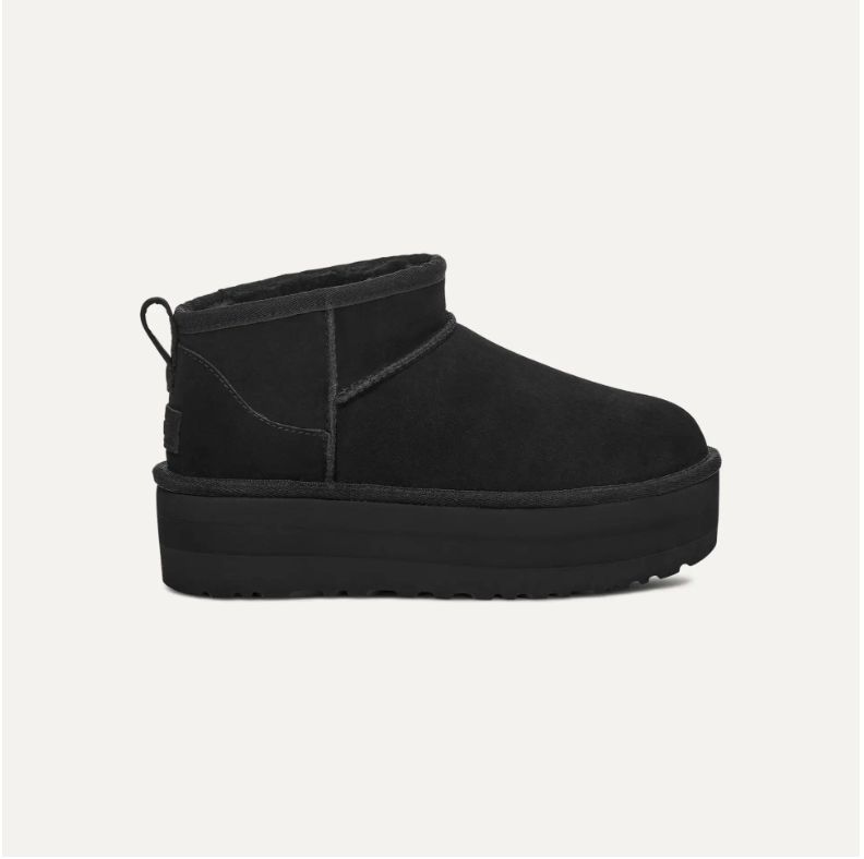 Women&#39;s Classic Ultra Mini Platform, Black, Color: Black, Size: 6