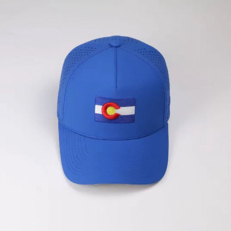 Unisex Colorado Flag Performance Cap, Blue