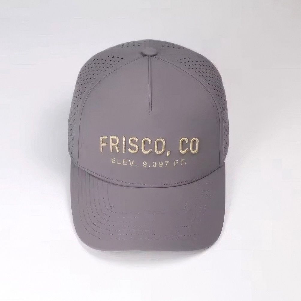 Unisex Frisco, CO Elev. 9097 FT Performance Cap, Grey, Color: Grey, Size: O/S