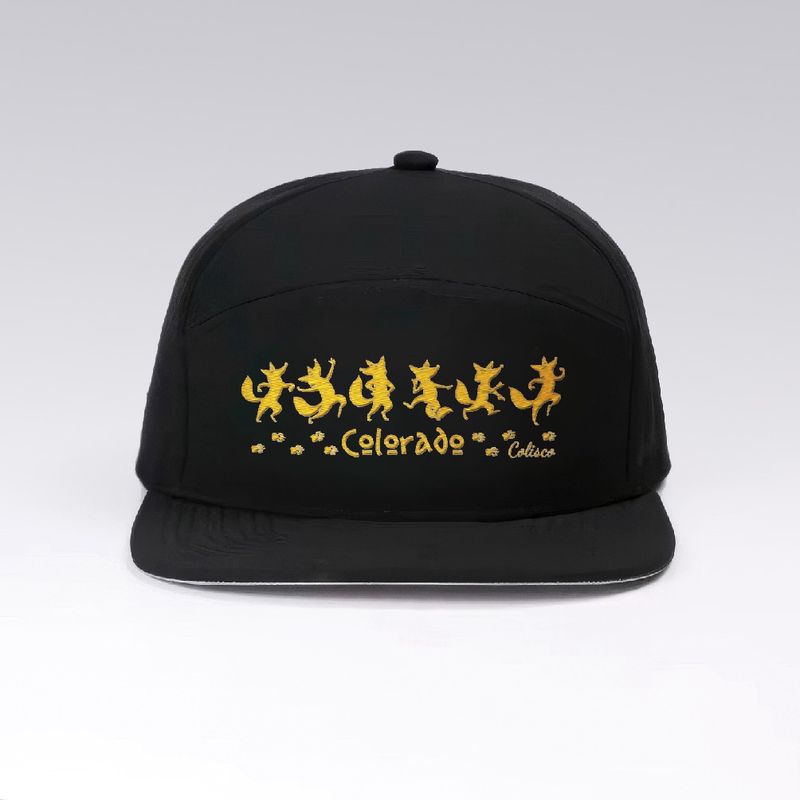 Unisex Colorado Colisco Dancing Fox Performance Cap, Black