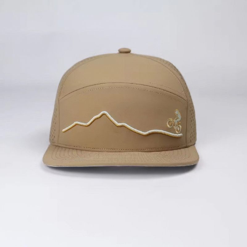 Unisex Colorado Mountain Bike Performance Cap, Tan