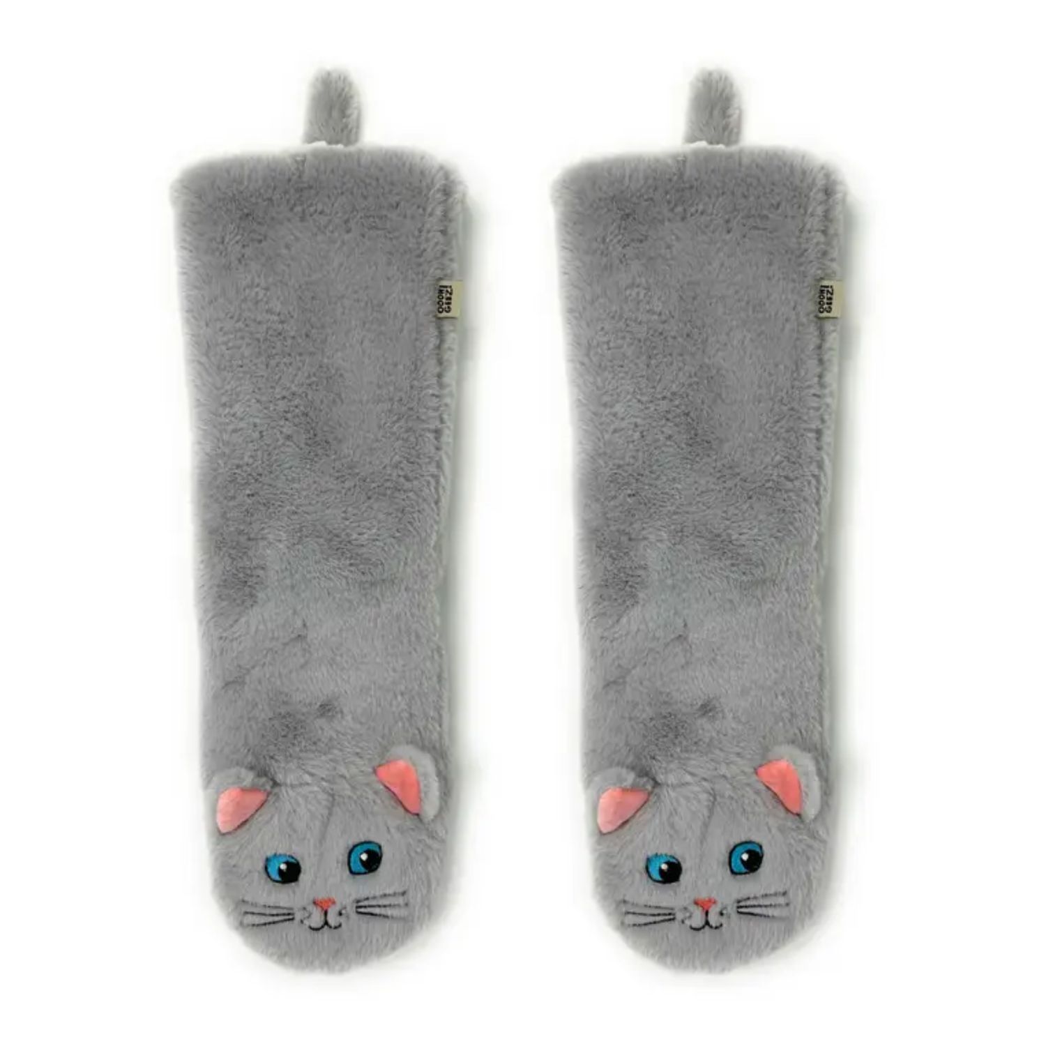 Here Kitty Kitty | Women's Funny House Fuzzy Slipper Socks, Color: N/A, Size: O/S