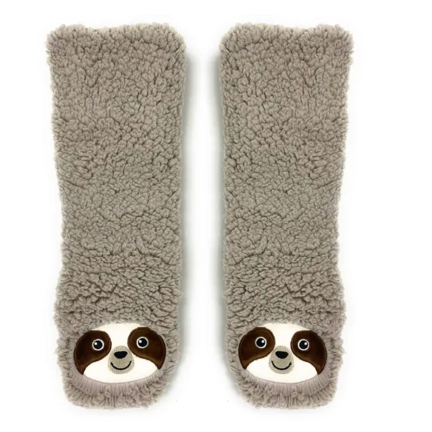 Sloth Time | Women's Animal Fluffy House Slippers, Color: N/A, Size: O/S