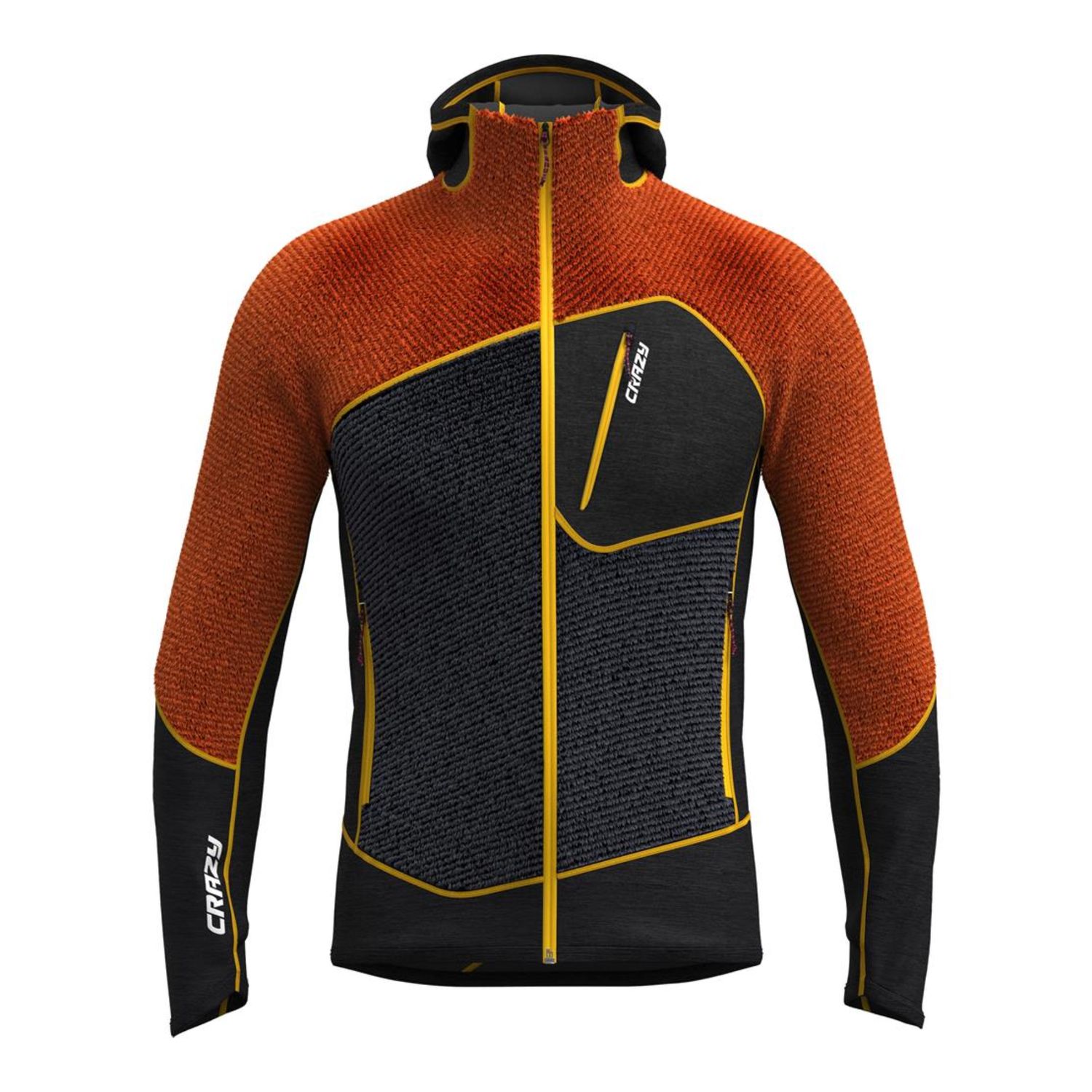 Pull Zenith Mid-layer, Color: Brick, Size: M