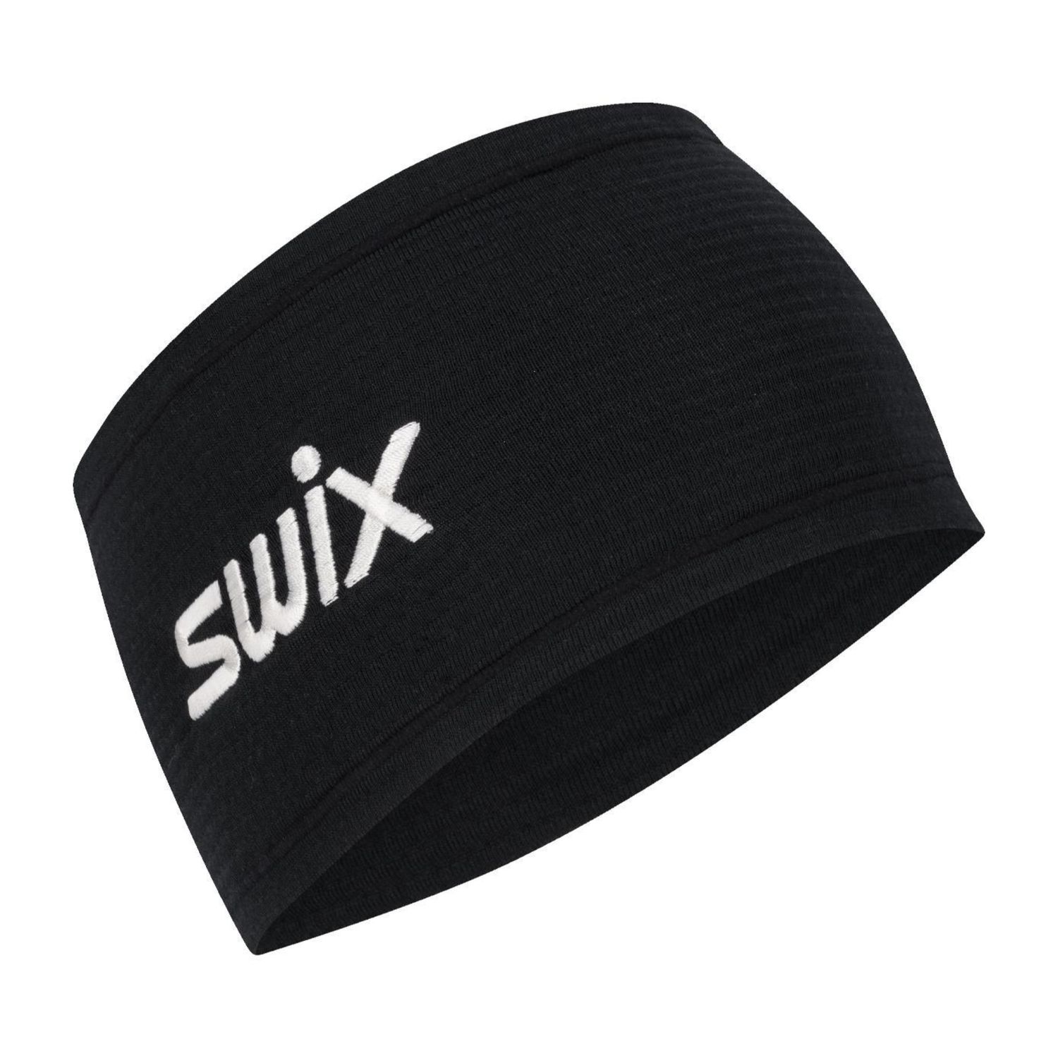 Heat Wool Headband, Color: Jet Black, Size: S/M