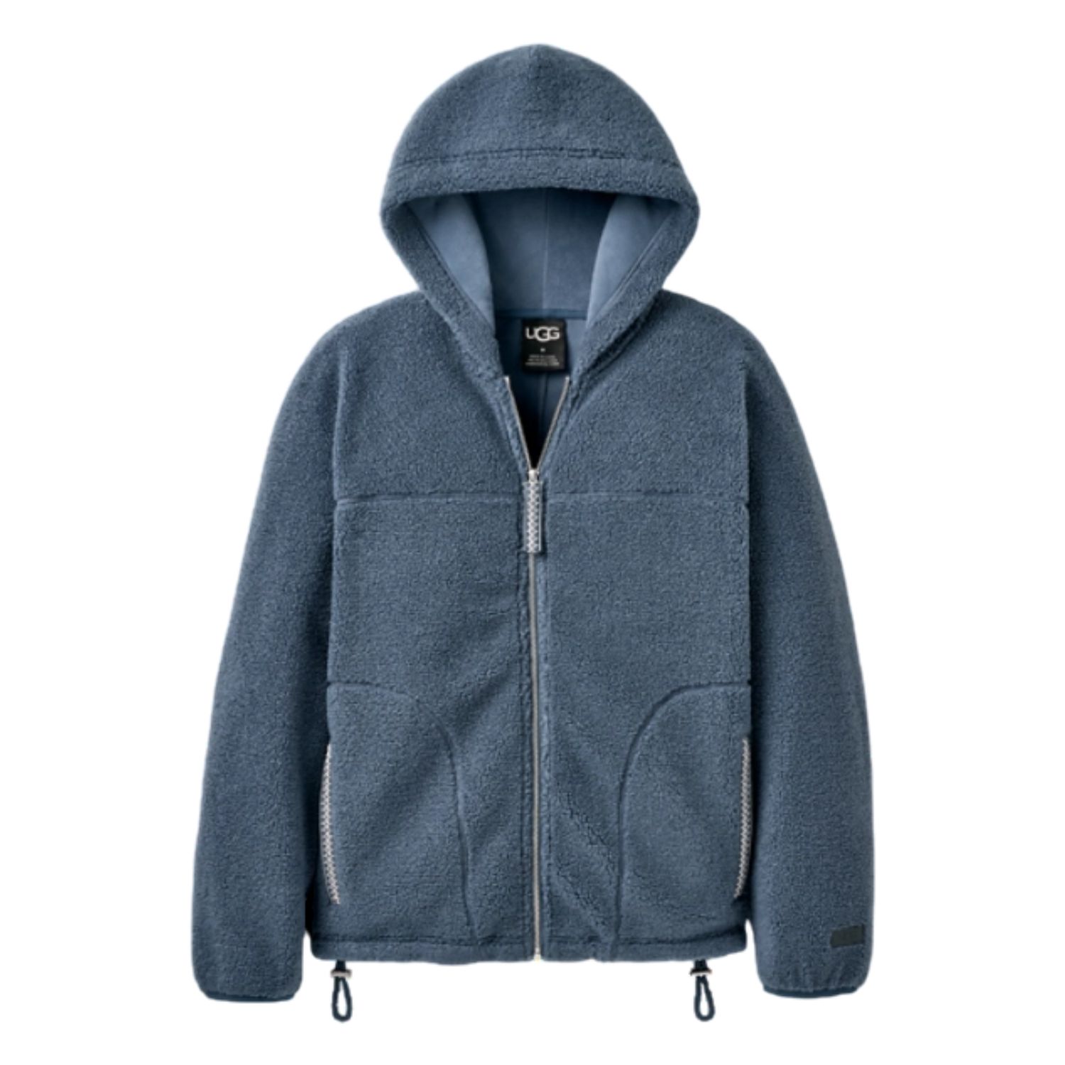 UGG Men&#39;s UGGbraid Full Zip Hoodie, Color: Dark Wave, Size: M