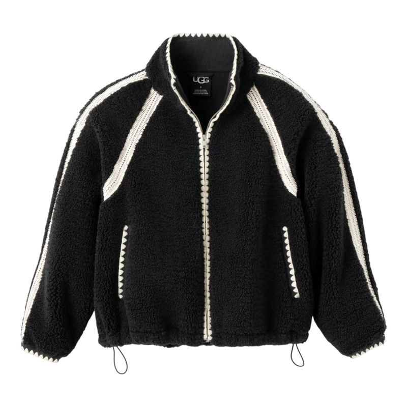 Women&#39;s Nikia Crochet UGGfluff Jacket, Black