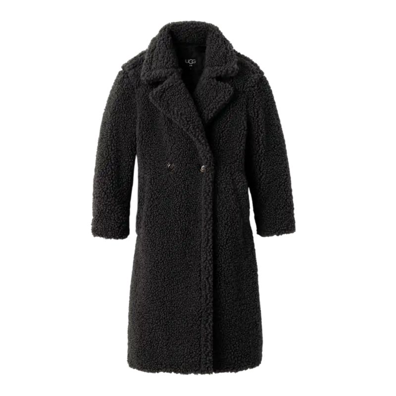 UGG Women&#39;s Gertrude Long Teddy Coat