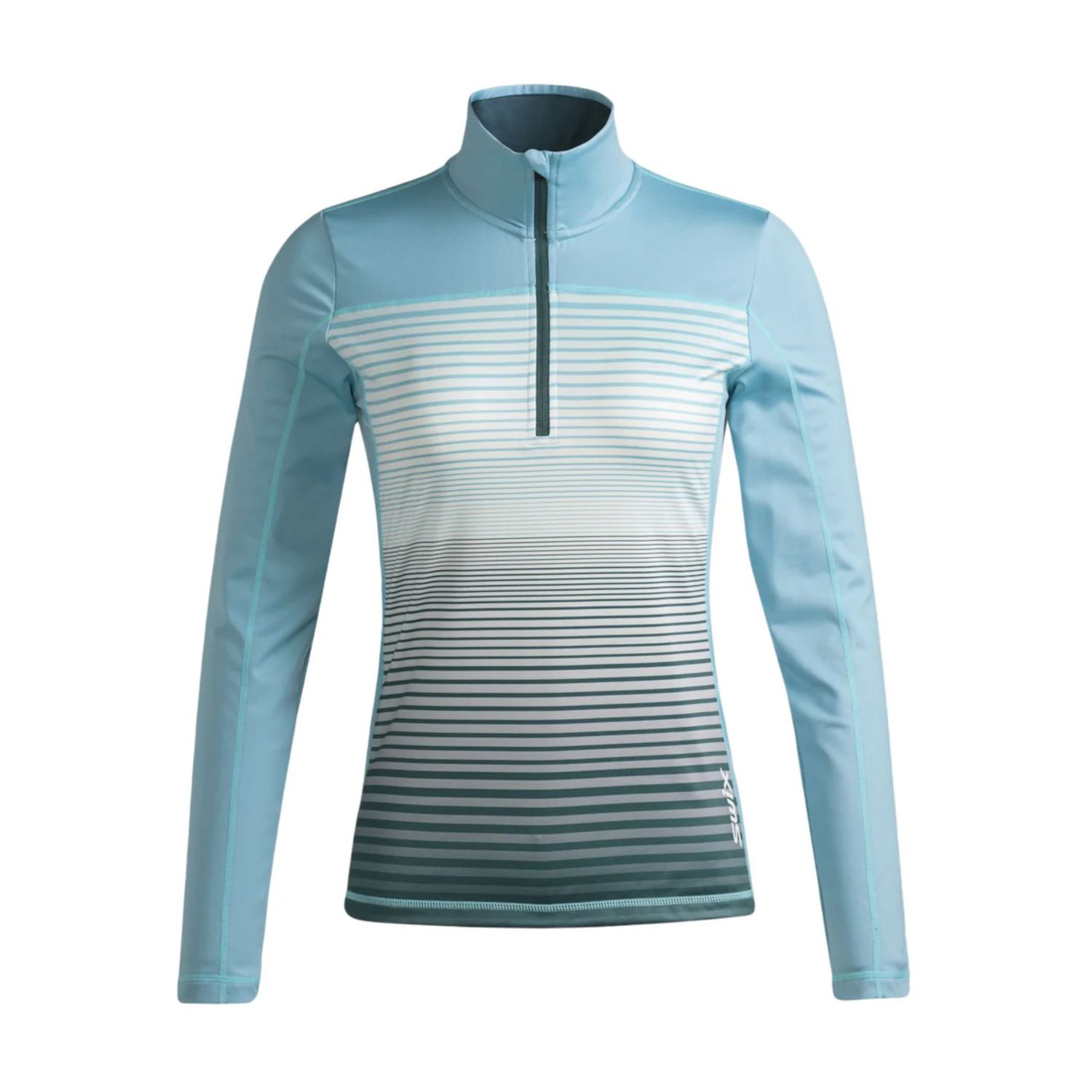 Tista Women&#39;s 1/2 Zip Midlayer, Color: Milky Blue, Size: M